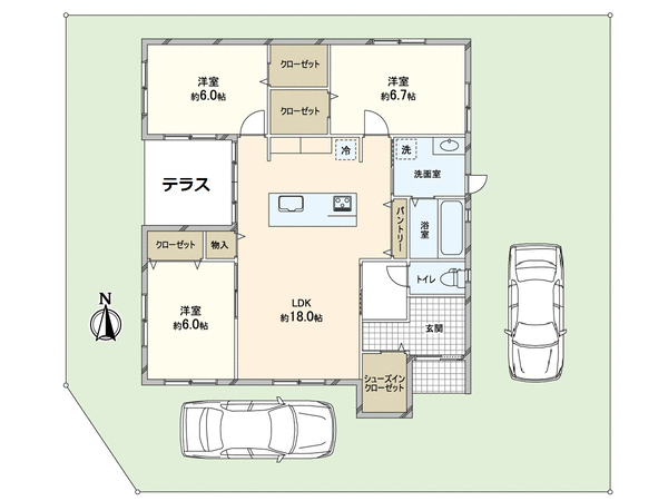 河内長野市荘園町 間取り 河内長野市荘園町 間取り