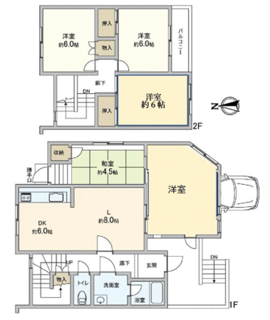 ガーデンハウス C棟 間取り ガーデンハウス C棟 間取り