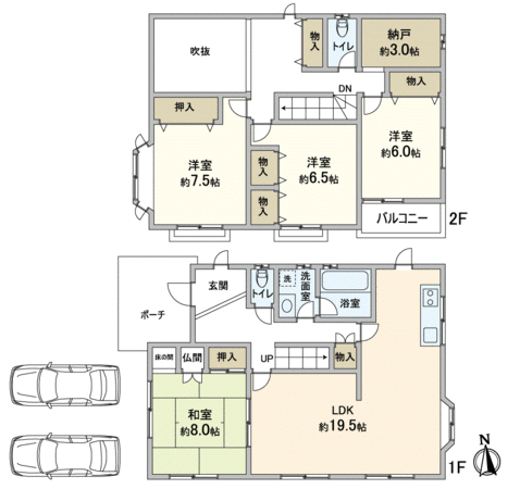 河内長野市北青葉台 間取り 河内長野市北青葉台 間取り