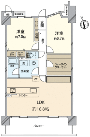 モンセーヌ和泉中央 4番館 間取り モンセーヌ和泉中央 4番館 間取り