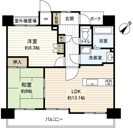 ソワール新檜尾台 1-8棟 間取り ソワール新檜尾台 1-8棟 間取り