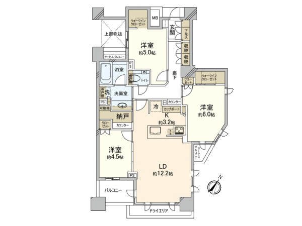 Brillia東中野ParksideHills 間取り Brillia東中野ParksideHills 間取り