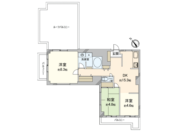 マンション広尾台 間取り マンション広尾台 間取り