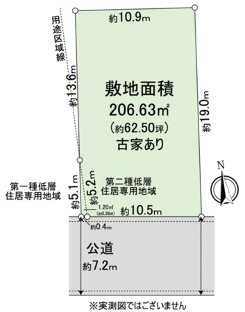 桃井2丁目 土地 間取り 桃井2丁目 土地 間取り
