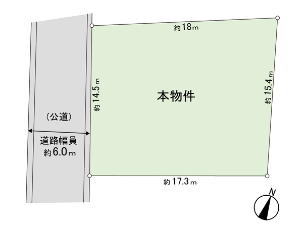 石神井町6丁目売地 地形図 石神井町6丁目売地 地形図