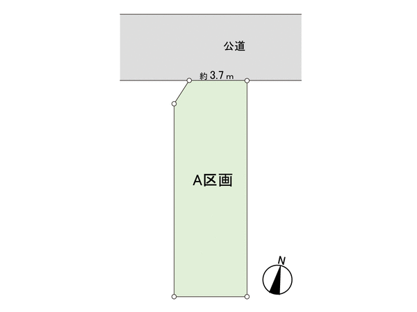 永福4丁目売地A区画 地形図 永福4丁目売地A区画 地形図