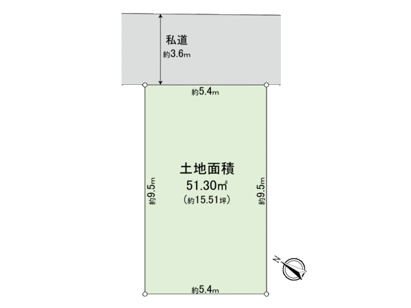 中野区大和町1丁目 土地 地形図 中野区大和町1丁目 土地 地形図