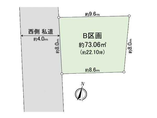 杉並区和田1丁目 土地 地形図 杉並区和田1丁目 土地 地形図