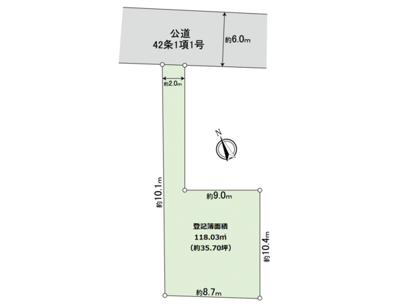 練馬区豊玉南1丁目 地形図 練馬区豊玉南1丁目 地形図