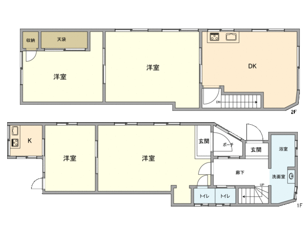 宮前区初山2丁目 戸建 間取り 宮前区初山2丁目 戸建 間取り