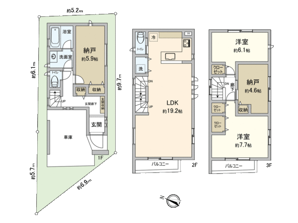 川崎市高津区明津新築戸建 間取り 川崎市高津区明津新築戸建 間取り