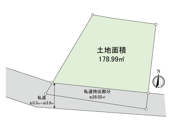 港北区下田町3丁目(土地) 地形図 港北区下田町3丁目(土地) 地形図
