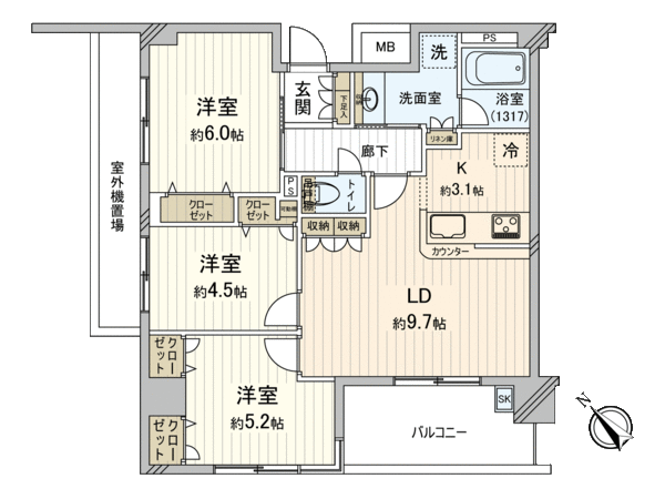 パレステージ日吉さくらが丘 間取り パレステージ日吉さくらが丘 間取り