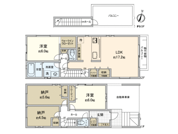 蟹ケ谷 新築戸建 3号棟 間取り 蟹ケ谷 新築戸建 3号棟 間取り