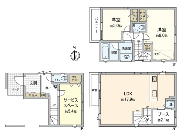 CLUB R URBAN 日吉 SITE-11 間取り CLUB R URBAN 日吉 SITE-11 間取り