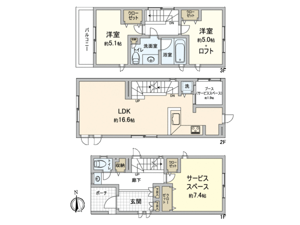 CLUB R URBAN 日吉 SITE-12 間取り CLUB R URBAN 日吉 SITE-12 間取り