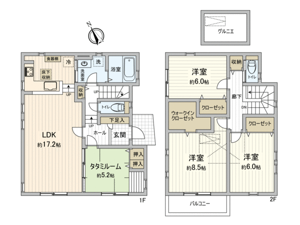 菅生2丁目 新築戸建 間取り 菅生2丁目 新築戸建 間取り