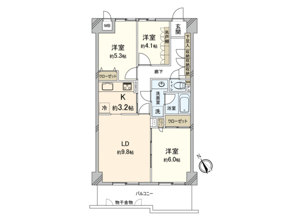 コスモ横濱小机 間取り コスモ横濱小机 間取り