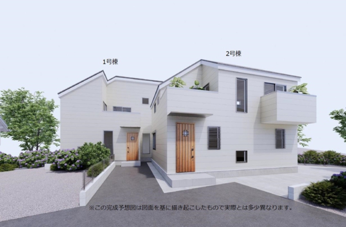 横浜市港北区仲手原2丁目 新築戸建 完成予想図 横浜市港北区仲手原2丁目 新築戸建 完成予想図