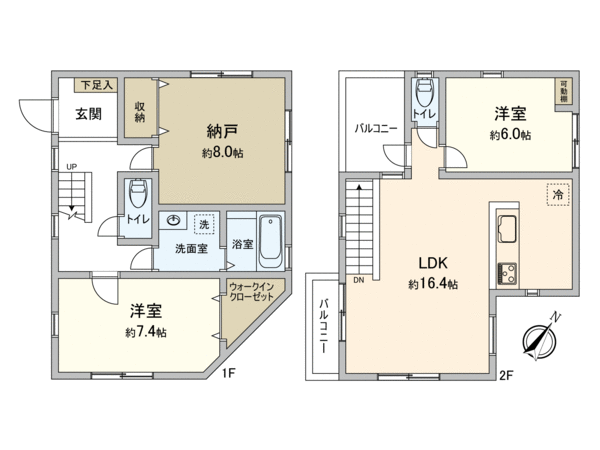 横浜市港北区仲手原2丁目 新築戸建 間取り 横浜市港北区仲手原2丁目 新築戸建 間取り