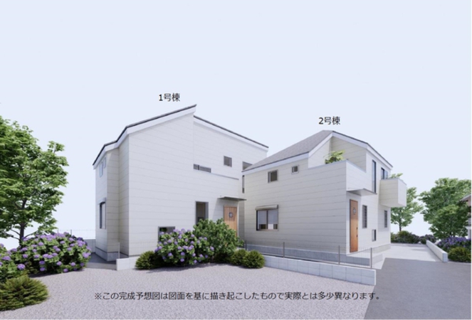 横浜市港北区仲手原2丁目 新築戸建 完成予想図 横浜市港北区仲手原2丁目 新築戸建 完成予想図
