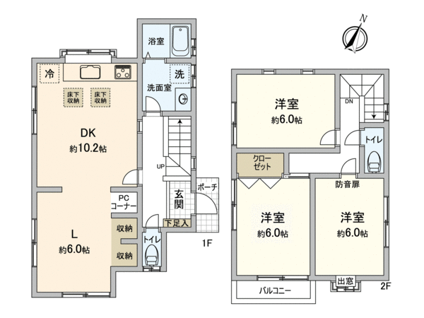 横浜市神奈川区松見町3丁目 戸建 間取り 横浜市神奈川区松見町3丁目 戸建 間取り