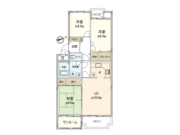 新川崎グランドハイツ 間取り 新川崎グランドハイツ 間取り