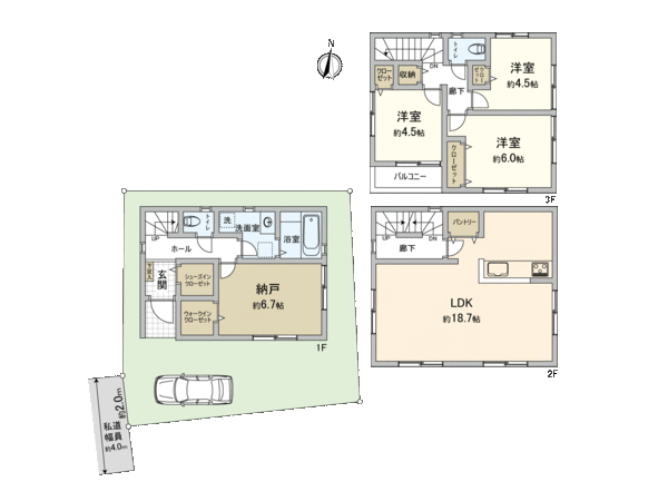 幸区東古市場新築戸建 間取り 幸区東古市場新築戸建 間取り