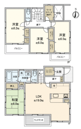幸区鹿島田2丁目 新築戸建 間取り 幸区鹿島田2丁目 新築戸建 間取り