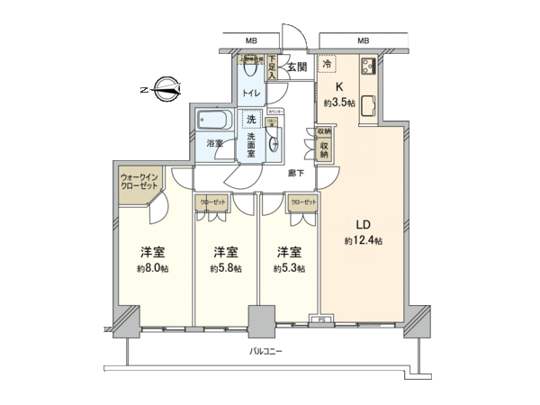 サウザンドシティ 1番館 間取り サウザンドシティ 1番館 間取り