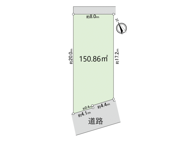 新吉田東4丁目 土地 地形図 新吉田東4丁目 土地 地形図