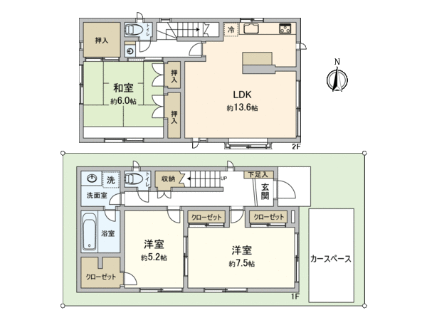 港北区新吉田東1丁目(戸建) 間取り 港北区新吉田東1丁目(戸建) 間取り