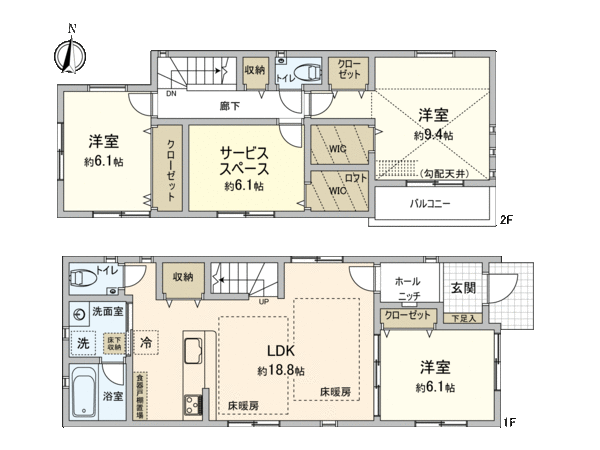 新吉田東5丁目新築戸建 間取り 新吉田東5丁目新築戸建 間取り