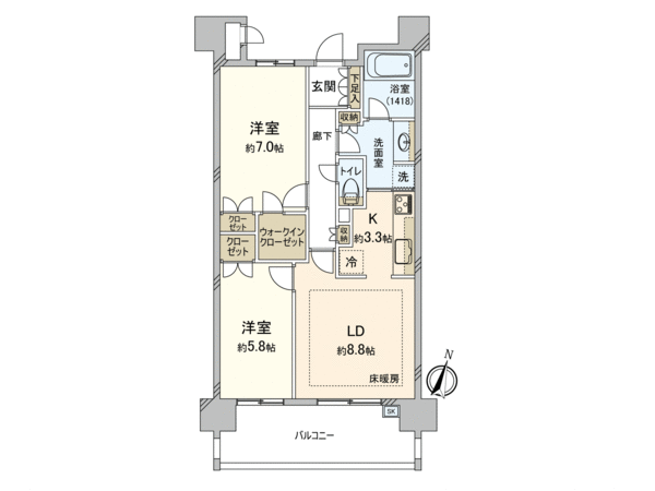 ル・フェール桜新町 間取り ル・フェール桜新町 間取り
