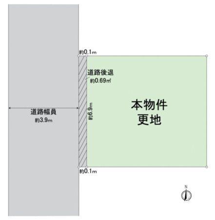 西宮市 松生町 地形図 西宮市 松生町 地形図