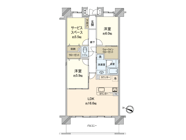 クレストフォルム横浜リヴァシス 間取り クレストフォルム横浜リヴァシス 間取り