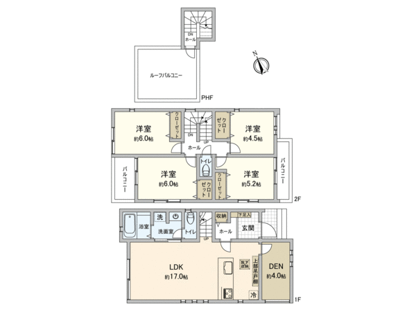 芹が谷二丁目 新築戸建A号棟 間取り 芹が谷二丁目 新築戸建A号棟 間取り