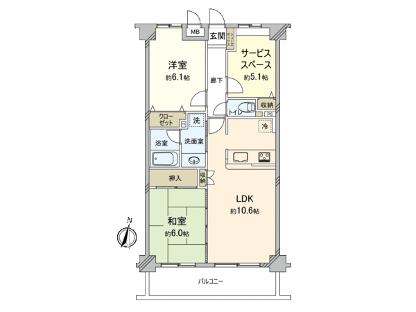 ダイアパレス横浜銀河の丘 間取り ダイアパレス横浜銀河の丘 間取り