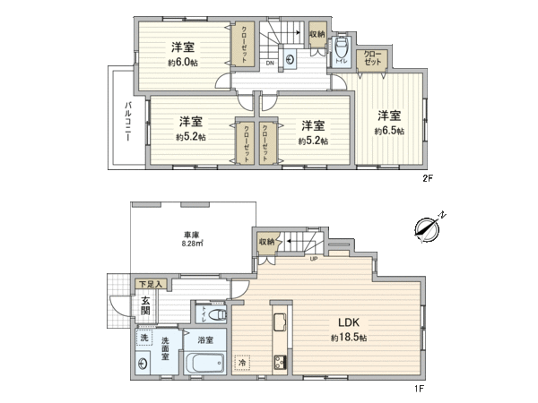 南区堀ノ内町1丁目(新築戸建) 間取り 南区堀ノ内町1丁目(新築戸建) 間取り