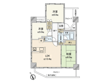 ナイスアーバン藤沢鵠沼の中古物件情報 F90y7a07 三井のリハウス