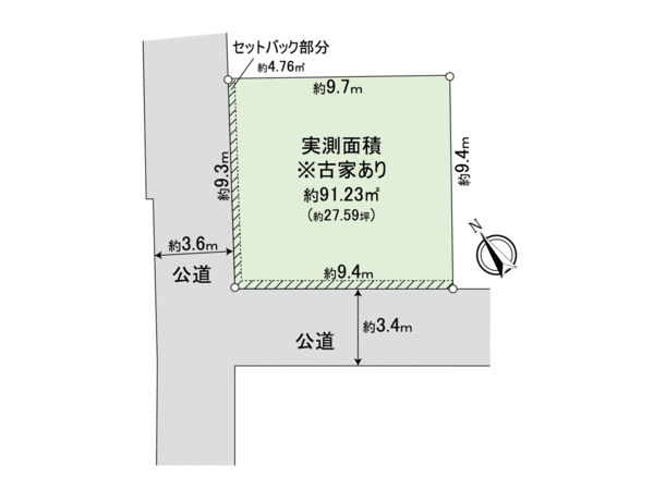 鎌倉市腰越3丁目 古家付土地 地形図 鎌倉市腰越3丁目 古家付土地 地形図
