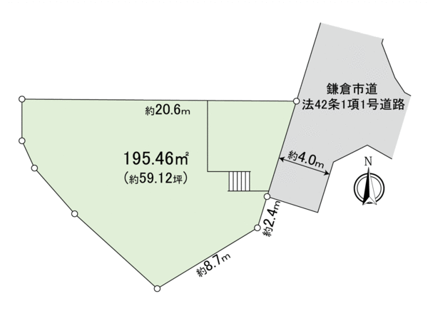 梶原2丁目 土地 間取り 梶原2丁目 土地 間取り