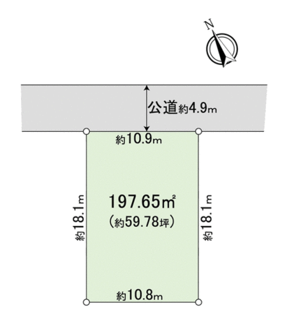 鎌倉市七里ガ浜東4丁目 古家付土地 間取り 鎌倉市七里ガ浜東4丁目 古家付土地 間取り