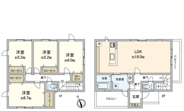 鎌倉市笛田5丁目 新築戸建 間取り 鎌倉市笛田5丁目 新築戸建 間取り