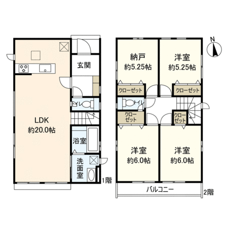 茅ヶ崎市西久保 新築戸建 3号棟 間取り 茅ヶ崎市西久保 新築戸建 3号棟 間取り