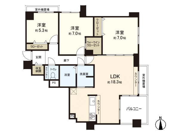 リーベスト保土ヶ谷 H棟 間取り リーベスト保土ヶ谷 H棟 間取り
