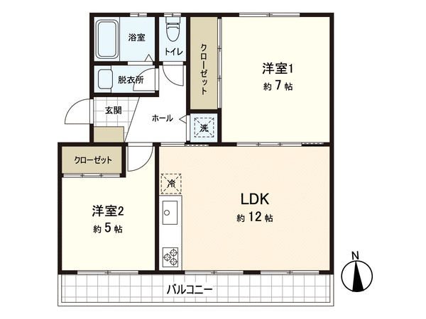 東逗子第二団地 13号棟 間取り 東逗子第二団地 13号棟 間取り