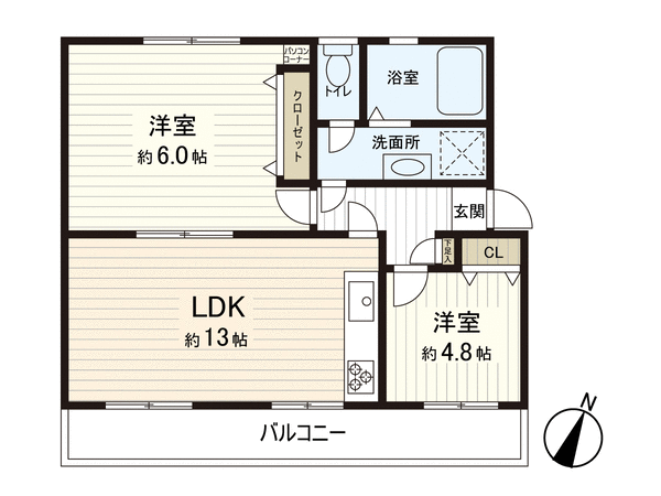 東逗子第二団地 12号棟 間取り 東逗子第二団地 12号棟 間取り