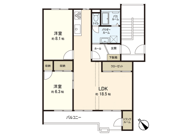 京王北野マンション 間取り 京王北野マンション 間取り