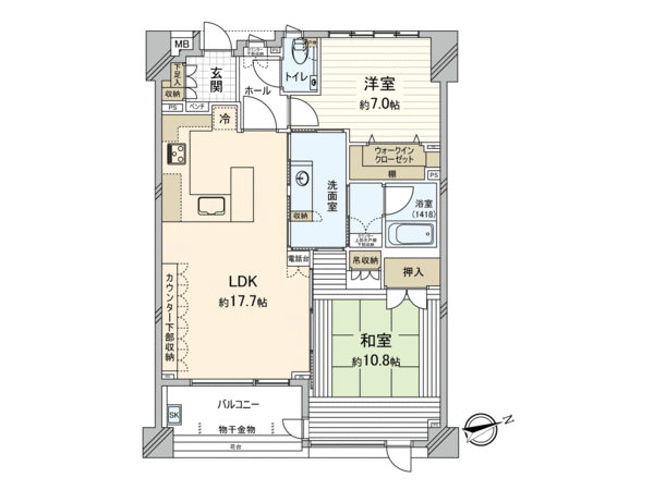 Pantheon西国分寺 东京的房地产 三井房地产realty F25y5a07